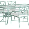 Kit 7-Pc Celadon Dining Set, White -Furniture Elegant shop Product 444726603228 Image 2 scaled
