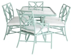 Kit 7-Pc Celadon Dining Set, White -Furniture Elegant shop Product 444726603228 Image 3 scaled