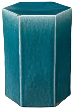 Small Porto Side Table, Blue