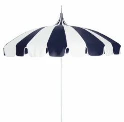 Pagoda Patio Umbrella, Aruba/White
