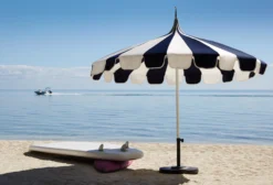 Pagoda Patio Umbrella, Aruba/White -Furniture Elegant shop Product QRB10157 Image 4 scaled