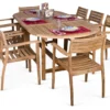 Coventry 9-Pc Teak Dining Set