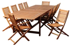 Beth 11-Pc Extendable Dining Set