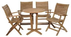 Aruba Bistro Teak Dining Set