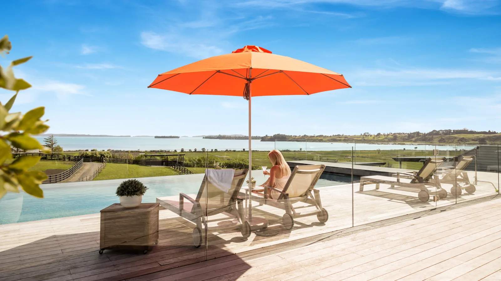 Furniture Elegant shop -Furniture Elegant shop Orange Outdoor Sun Umbrella Shade7